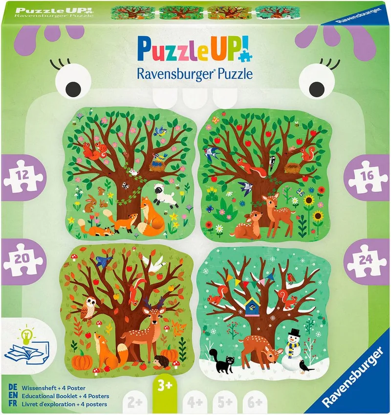 Puzzle PuzzleUP!, Vier Jahreszeiten, 72 Puzzleteile, Made in Europe from Ravensburger, Multicolour edition – box 1 of 5