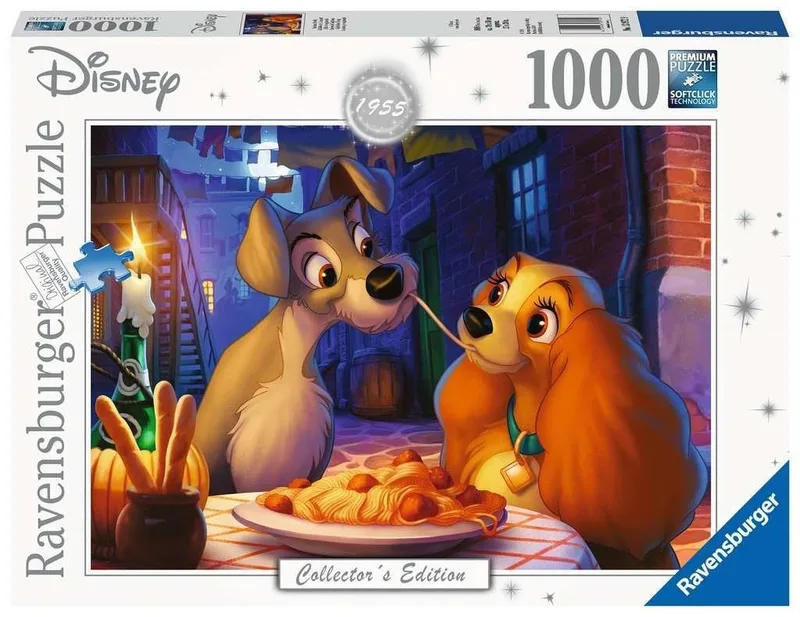 Puzzle Ravensburger 13972 - Susi und Strolch - 1000 Teile, Puzzleteile de Ravensburger – boîte