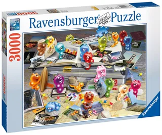 Puzzle Ravensburger, Gelini auf Reisen 3000 Teile Puzzle, 3000 Puzzleteile, Made in Europe from Ravensburger, Multicolour edition – box 1 of 4
