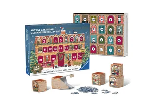 Puzzle Ravensburger Puzzle Adventskalender Christmas at, Puzzleteile from Ravensburger – box 2 of 2