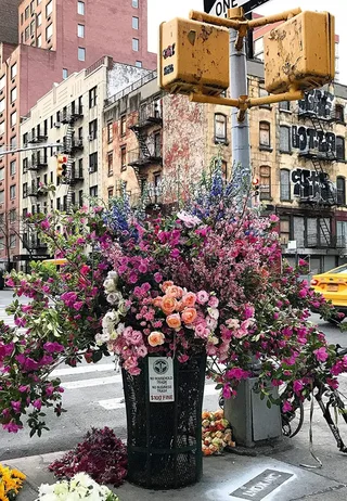 Puzzle Relax - Flowers in New York - 200 à 499 pièces de Ravensburger – boîte 1 sur 2