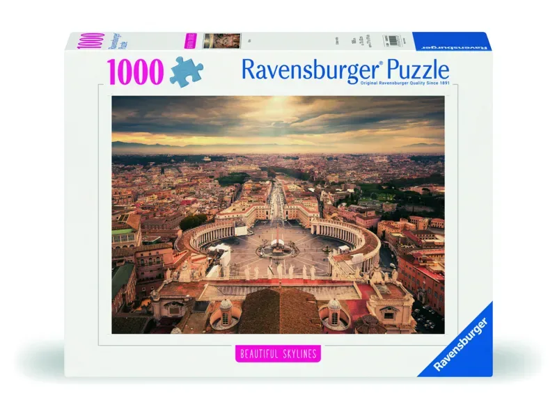 Puzzle Rome, Italie - 1000 pièces van Ravensburger – doos 2 van 2