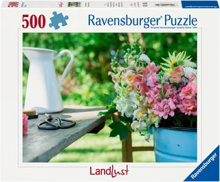Puzzle Sommerbunte Löwenmäulchen, 500 Puzzleteile, Made in Germany from Ravensburger, Multicolour edition – box 1 of 4