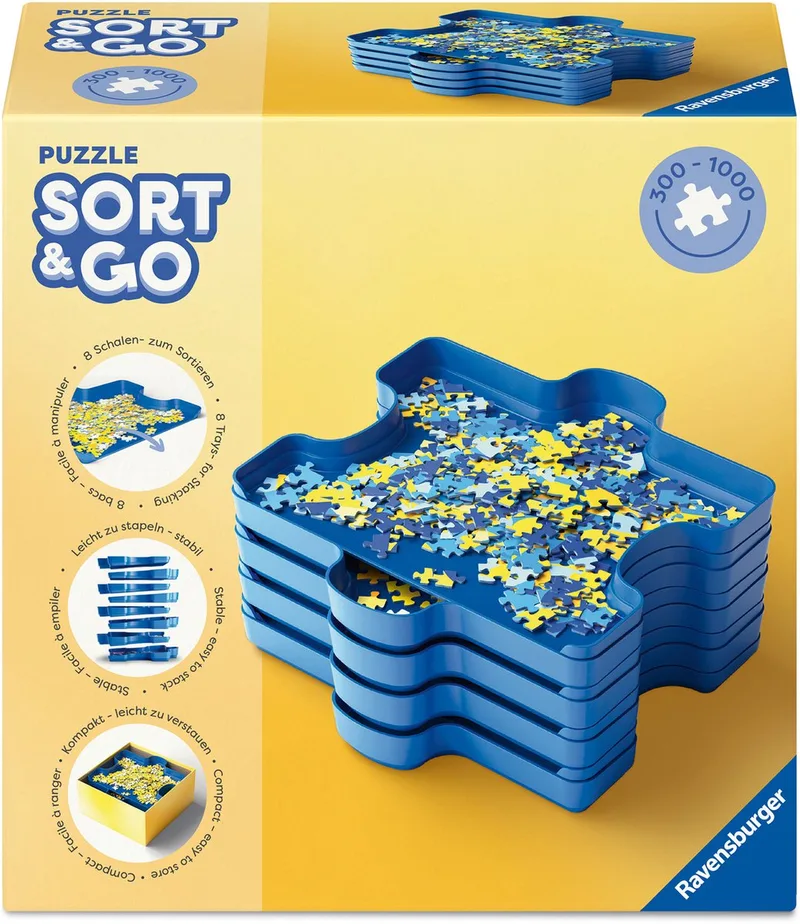 Puzzle Sort & Go - Puzzel Accessoire - Voor alle puzzelfans from Ravensburger, Multicolour edition – box 1 of 2