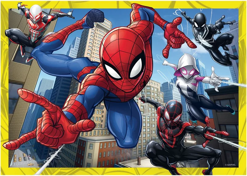 Puzzle Spidermans Kräfte, 60 Puzzleteile, Made in Europe from Ravensburger, Multicolour edition – box 2 of 2