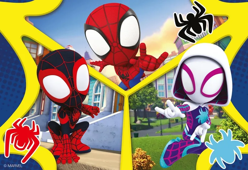Puzzle Spidey und seine Super-Freunde, 48 Puzzleteile, Made in Europe de Ravensburger, édition Multicolore – boîte 3 sur 4