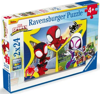 Puzzle Spidey und seine Super-Freunde, 48 Puzzleteile, Made in Europe de Ravensburger, édition Multicolore – boîte 2 sur 4