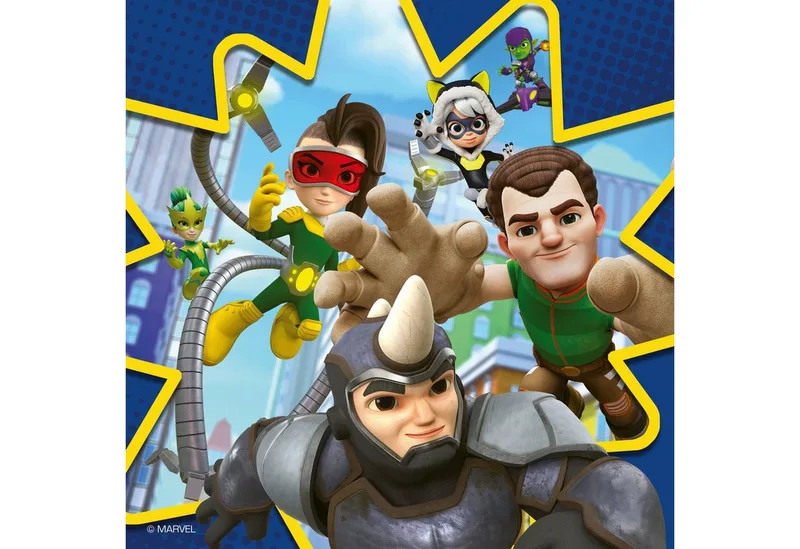 Puzzle Spideys Abenteuer, 147 Puzzleteile, Made in Europe from Ravensburger, Multicolour edition – box 3 of 5
