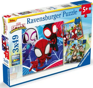 Puzzle Spideys Abenteuer, 147 Puzzleteile, Made in Europe from Ravensburger, Multicolour edition – box 2 of 5