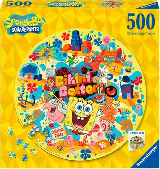 Puzzle SpongeBob Schwammkopf - Spongebob, 500 Puzzleteile, Made in Europe from Ravensburger, Multicolour edition – box 1 of 2