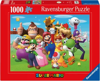 Puzzle Super Mario, 1000 Puzzleteile, Made in Germany from Ravensburger, Multicolour edition – box 1 of 2