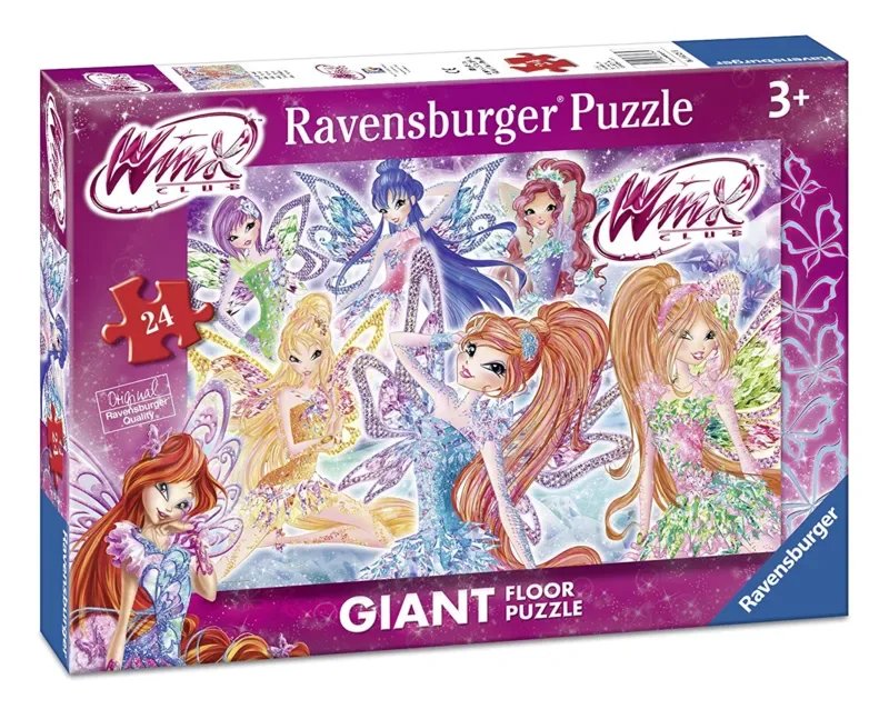 Puzzle Tapis Géant de Sol - Winx - 10 à 25 pièces de Ravensburger – boîte