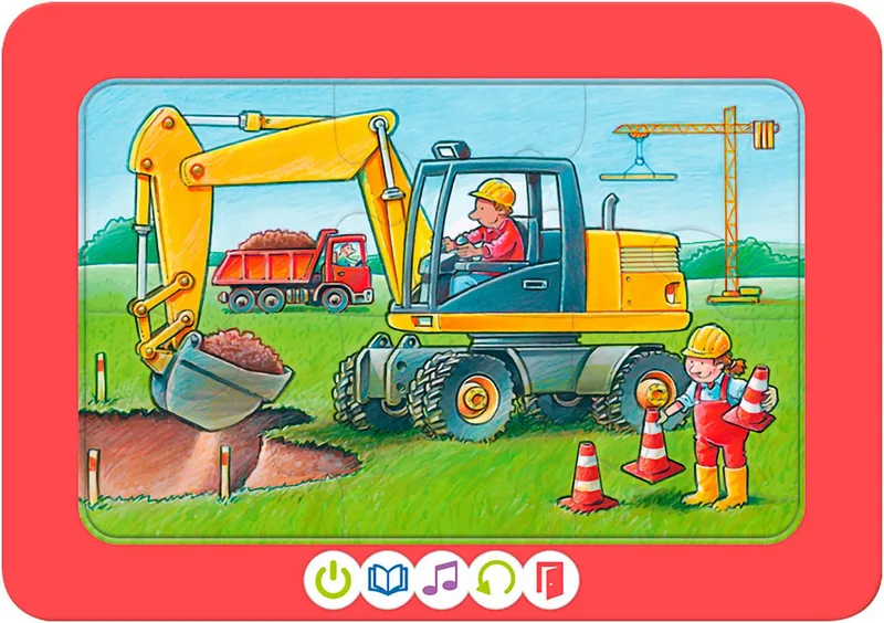 Puzzle tiptoi® 3 erste Puzzles: Fahrzeuge, 12 Puzzleteile, Made in Europe from Ravensburger, Multicolour edition – box 3 of 4