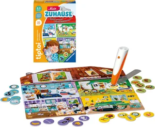 Puzzle tiptoi® Mein Zuhause, Puzzleteile, Made in Europe de Ravensburger, édition Multicolore – boîte 2 sur 3