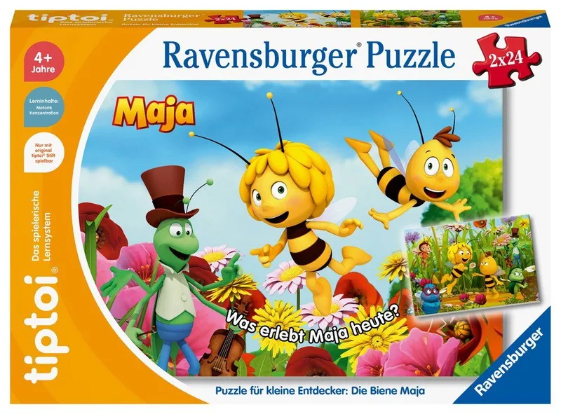 Puzzle tiptoi Puzzeln, Entdecken, Erleben Biene Maja 00141, 1000 Puzzleteile de Ravensburger – boîte 1 sur 5