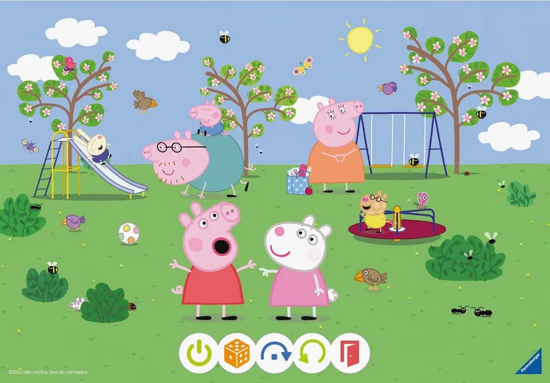 Puzzle tiptoi® Puzzle für kleine Entdecker: Peppa Pig, 24 Puzzleteile, (2 x 24 Teile) Made in Europe de Ravensburger, édition Multicolore – boîte 3 sur 5