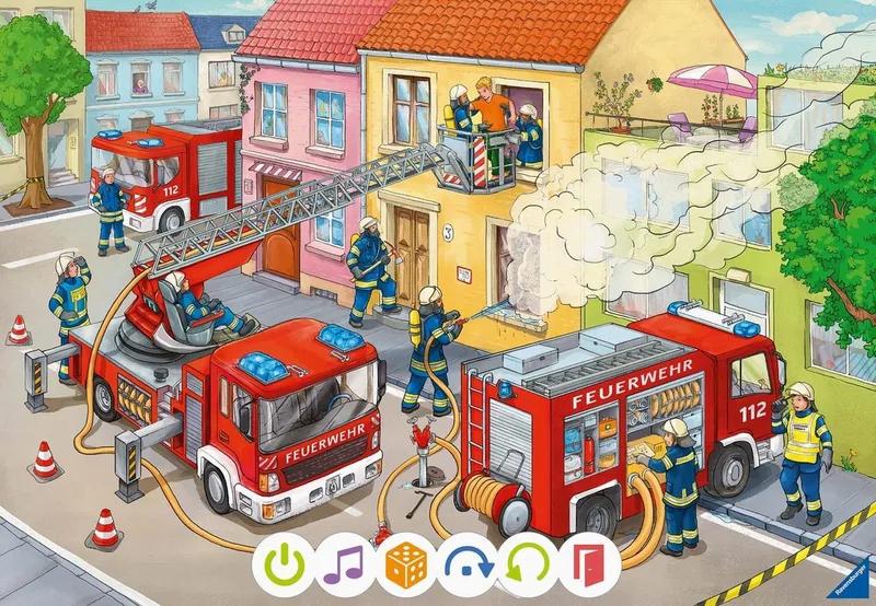 Puzzle tiptoi® Puzzle für kleine Entdecker: Rettungseinsatz, 12 Puzzleteile, Made in Europe de Ravensburger, édition Multicolore – boîte 4 sur 5