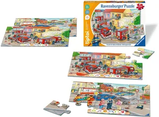 Puzzle tiptoi® Puzzle für kleine Entdecker: Rettungseinsatz, 12 Puzzleteile, Made in Europe de Ravensburger, édition Multicolore – boîte 1 sur 5