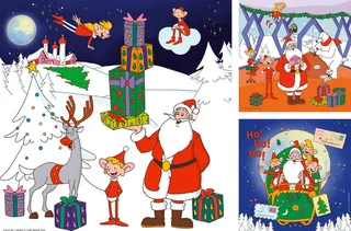 Puzzle Weihnachtsmann & Co. KG, 147 Puzzleteile, Made in Europe de Ravensburger, édition Multicolore – boîte 2 sur 5