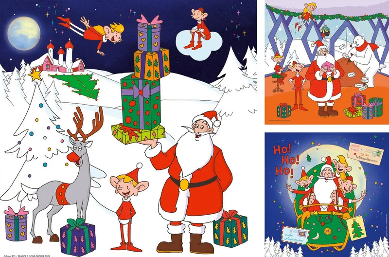 Puzzle Weihnachtsmann & Co. KG, 147 Puzzleteile, Made in Europe de Ravensburger, édition Multicolore – boîte 2 sur 5