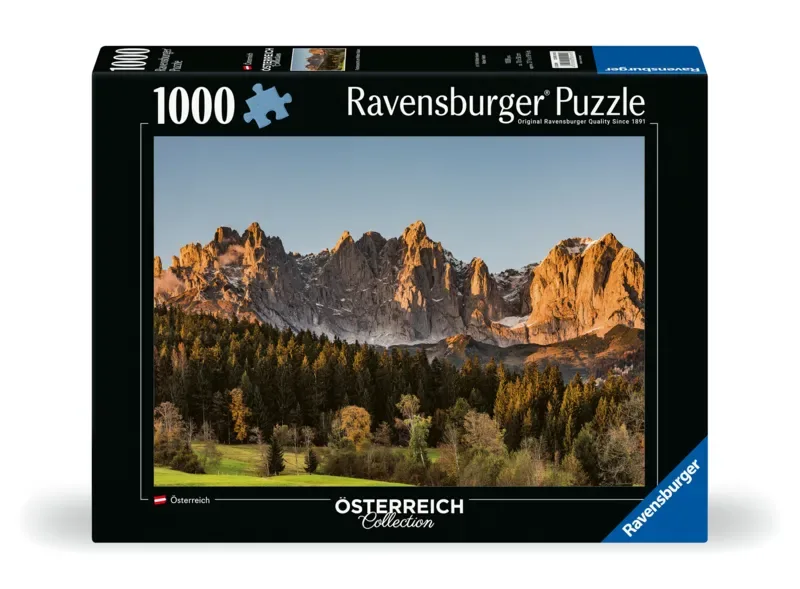 Puzzle Wilder Kaiser, Autriche - 1000 pièces von Ravensburger – Schachtel 2 von 2