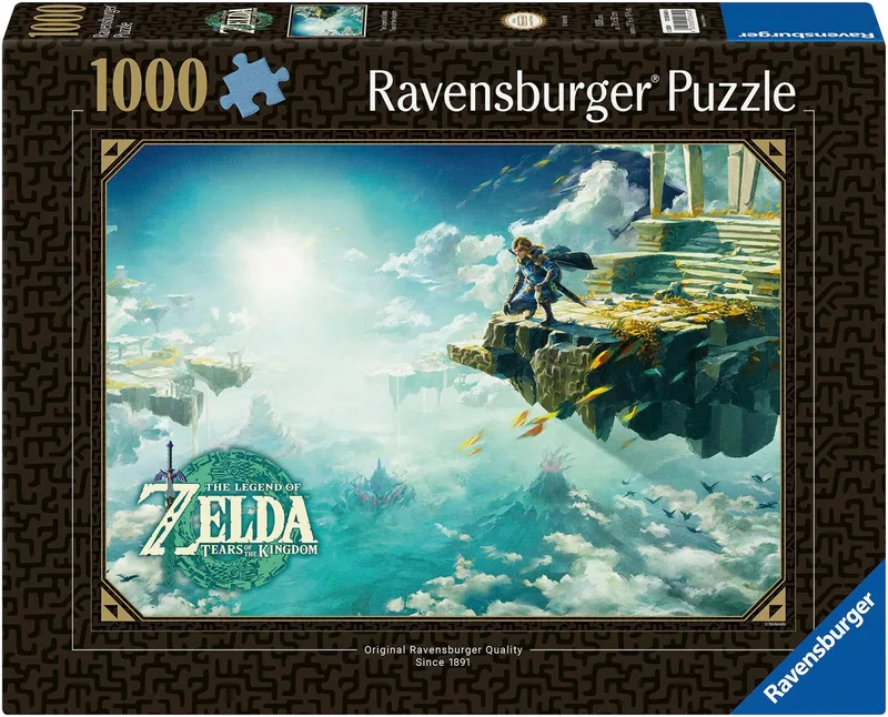Puzzle Zelda, 1000 Puzzleteile, Made in Germany from Ravensburger, Multicolour edition – box 1 of 2
