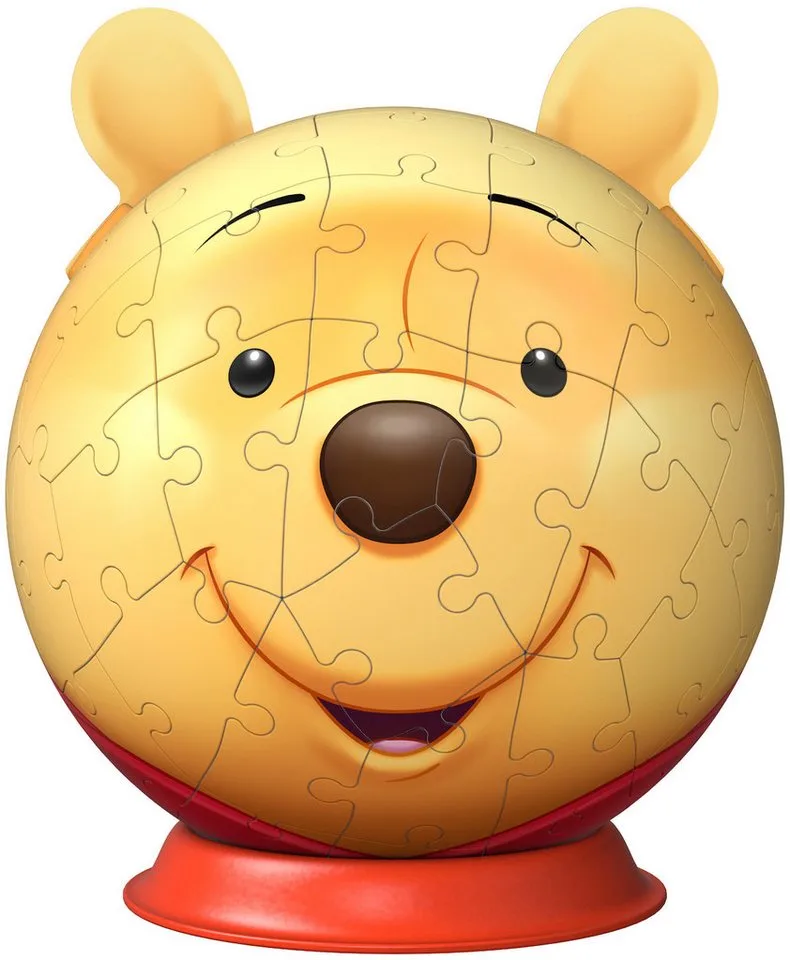 Puzzleball Disney Winnie Puuh mit Ohren, 72 Puzzleteile, Made in Europe from Ravensburger, Multicolour edition – box 2 of 4