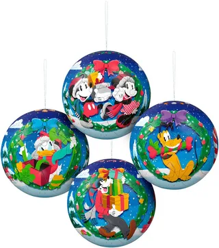 Puzzleball Holiday Baubles Disney, 216 Puzzleteile, Made in Europe van Ravensburger, editie Meerkleurig – doos 3 van 5