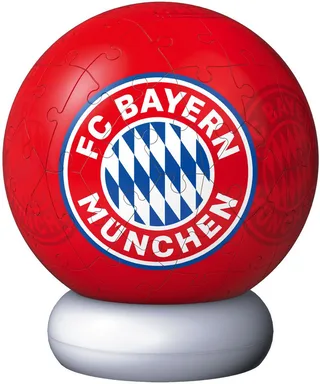 Puzzleball Nachtlicht FC Bayern München, 72 Puzzleteile, beleuchtet de Ravensburger, édition Multicolore – boîte 2 sur 4