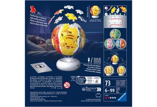 Puzzleball Nachtlicht Pokémon, 72 Puzzleteile, beleuchtet from Ravensburger, Multicolour edition – box 4 of 4