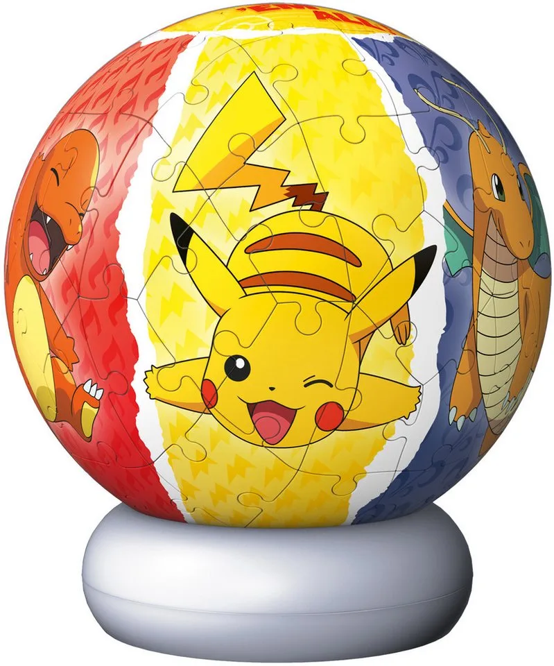 Puzzleball Nachtlicht Pokémon, 72 Puzzleteile, beleuchtet from Ravensburger, Multicolour edition – box 2 of 4