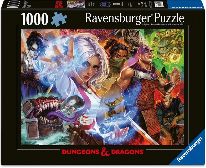 Quest Accepted puzzel - Dungeons & Dragons - 1000 stukjes van Ravensburger – doos