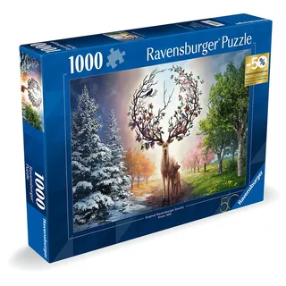 Ravensburger – 12001088 – Legpuzzel – 1000 stukjes – 50e editie van Ravensburger, editie Groen – doos 2 van 3