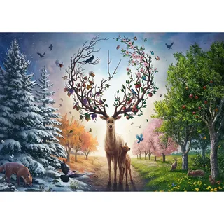Ravensburger – 12001088 – Legpuzzel – 1000 stukjes – 50e editie van Ravensburger, editie Groen – doos 3 van 3