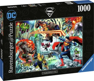 Ravensburger 17298 puzzel Legpuzzel 1000 stuk(s) DC Comics Superman - Puzzel de Ravensburger, édition Multicolore – boîte 1 sur 2
