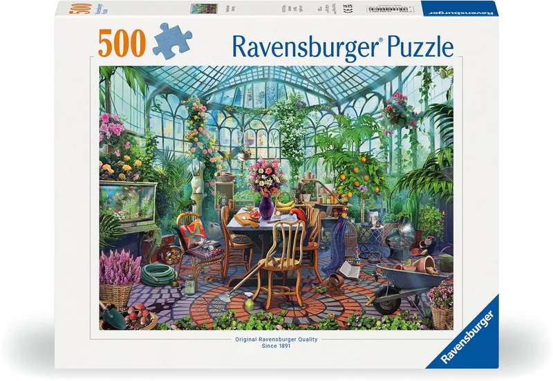 Ravensburger 2D-puzzel: Botanische kamer 500 stukjes van Ravensburger, editie Meerkleurig – doos