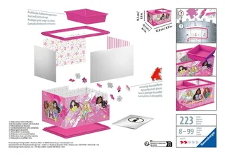 Ravensburger 3D-Puzzle Aufbewahrungsbox Barbie, 216 Puzzleteile, Made in Europe from Ravensburger, Multicolour edition – box 3 of 3