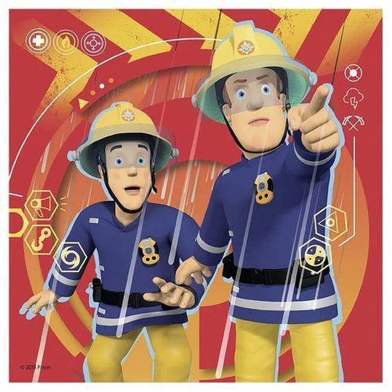 Ravensburger 3in1 Puzzel Brandweerman Sam 25-36-49 Stukjes from Ravensburger, Multicolour edition – box