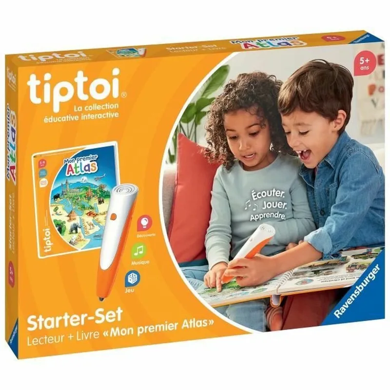 Ravensburger-tiptoi Starter Atlas-4005556001774-From 5 years from Ravensburger, 52256025379153 edition – box