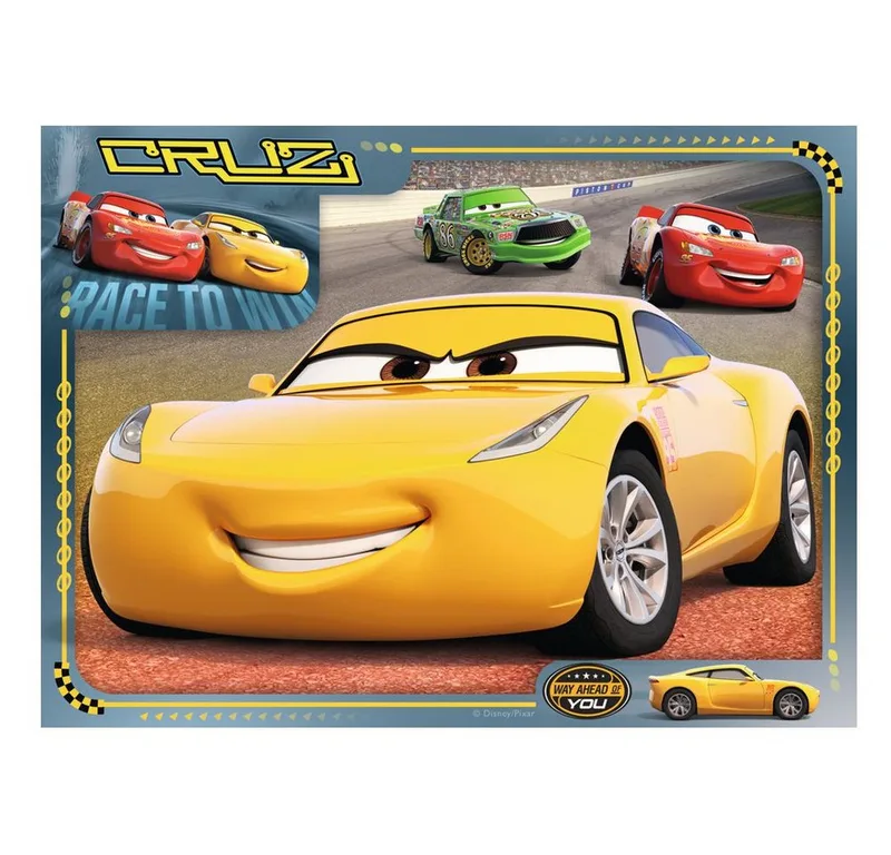 Ravensburgerpuzzel Disney Cars 3 Let's race! - 12+16+20+24 stukjes from Ravensburger, Multicolour edition – box 2 of 5