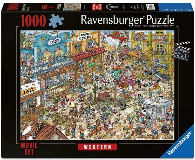 Ray Nicholson Filmset Western (1000) de Ravensburger – boîte