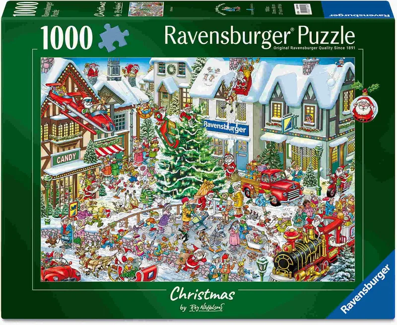 Ray's Comic Series Christmas - Legpuzzel - 1000 stukjes von Ravensburger, Ausgabe Mehrfarbig – Schachtel 2 von 4