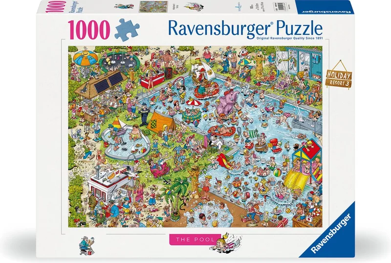 Ray's Comic Series Holiday resort 3: The Pool - Legpuzzel - 1000 stukjes von Ravensburger, Ausgabe Mehrfarbig – Schachtel