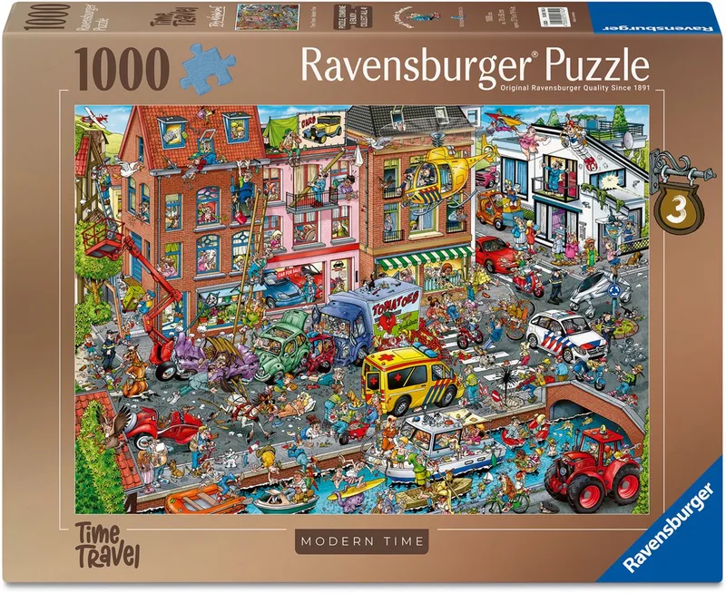 Ray's Comic Series - Time Travel 3 - Modern Time - 1000 stukjes Legpuzzel from Ravensburger, Multicolour edition – box