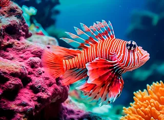 Red Lionfish (500) van Ravensburger – doos 4 van 4