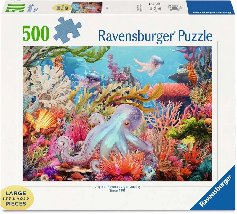 Reef Life – Legpuzzel – 1000 Stukjes van Ravensburger, editie Meerkleurig – doos