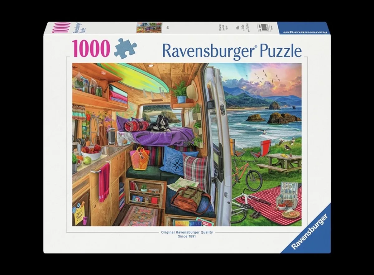 Rig Views 1000 PC Puzzle von Ravensburger, Ausgabe Mehrfarbig – Schachtel