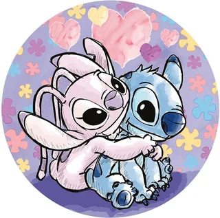 Round puzzle Disney Stitch - Legpuzzel - 500 stukjes von Ravensburger, Ausgabe Mehrfarbig – Schachtel 2 von 2