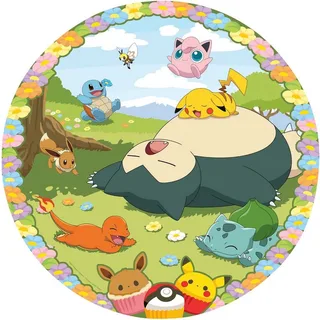 Round puzzle Pokémon - Ronde Legpuzzel - 500 stukjes från Ravensburger, utgåva Flerfärgad – kartong 2 av 2