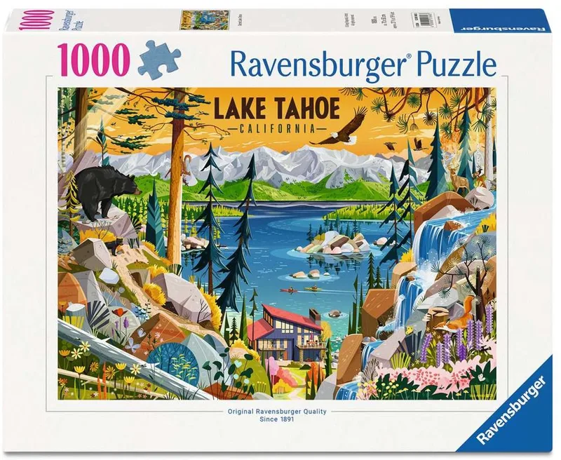 Sacred Lake Tahoe – Legpuzzel – 1000 Stukjes van Ravensburger, editie Meerkleurig – doos